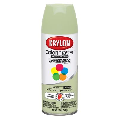 Krylon Colormaster Paint; Celery; 12 oz. Aerosol