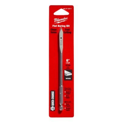 Flat Boring Bit 5/16" x 6"