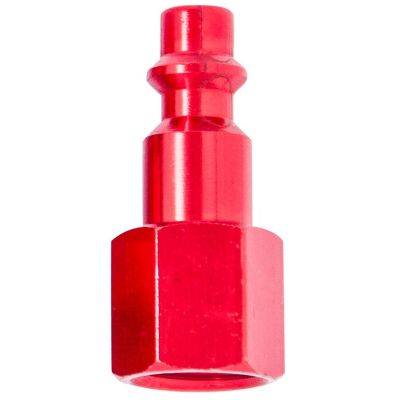 1/4" Red Plug Female