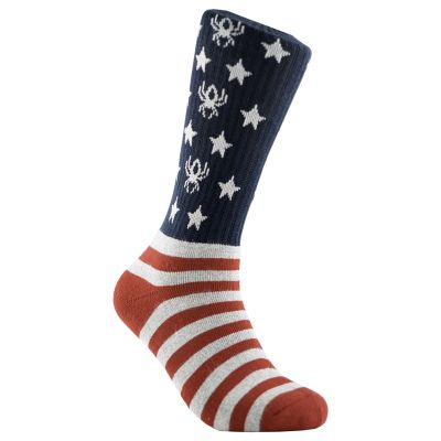 Redback Boots Everyday Bamboo Sock w/ Patriot USA Design (PR)