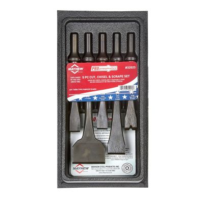 Mayhew 5-Piece Pneumatic Cut Chisel Scrape Set