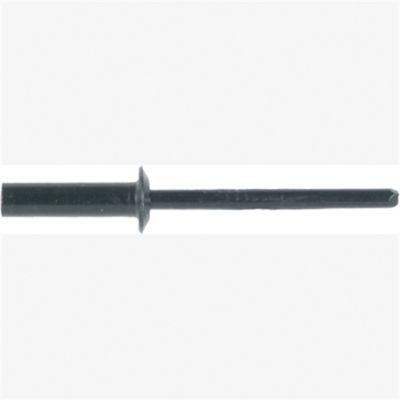 Alum Blk Clsd End Rivet Frd