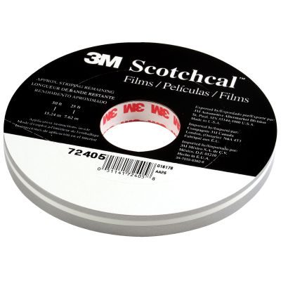 3M Scotchcal Striping Tape, Silver Metallic, 1/2" x 150' (2 Rolls per Pack)