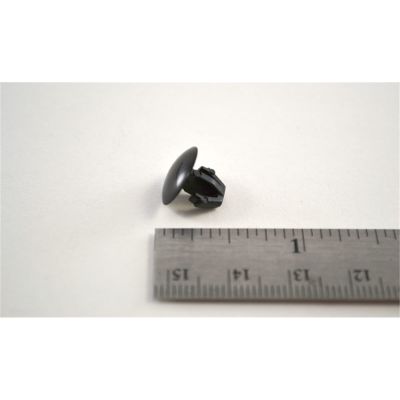 Black Nylon Hood and Trunk Molding Clip Head Diameter 12mm (25/Bag)