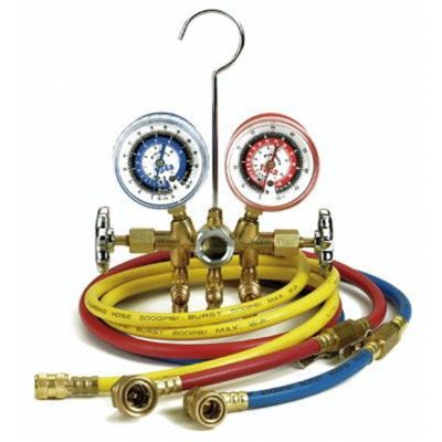 Dual R-134a/R-12 Manifold 6ft