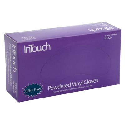 InTouch Powdered Vinyl Gloves, Small