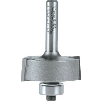 Makita Router Bit 3/8" Rabbet, 2 Flute, 1/4" SH, C.T.