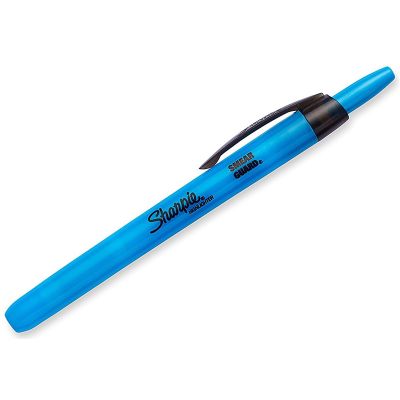 Sharpie Accent Pen-Style Retractable Highlighter, Blue