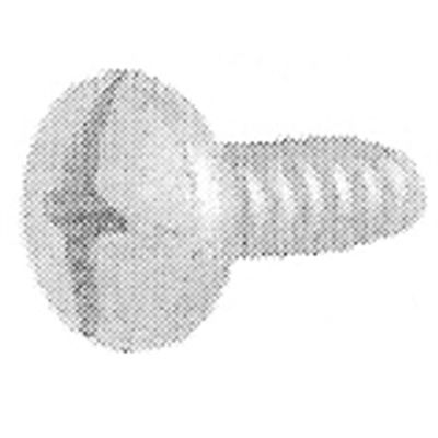 License Plate Srew Duo Drive Truss Head Dacroet 360 GM, Size: M6.3-1.81 x 16mm, 14mm head, Qty: 100