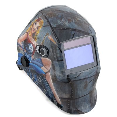 SOLAR POWERED AUTO-DARKENING WELDING HE