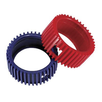 Set of red and blue gauge pr