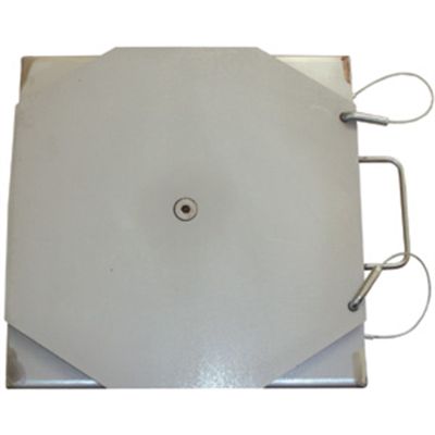 Stainless Steel Turn Plate Set w/o Pointer 14" x 14" x 1 1/2"
