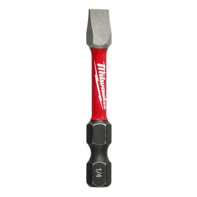 SHOCKWAVE 2" Impact Slotted 1/4" Power Bits (Bulk 25)