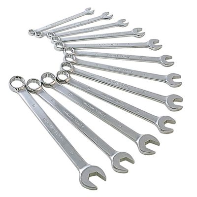12-Piece V-Groove Metric Combination Wrench Set