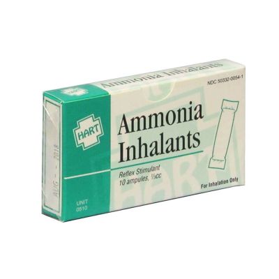 HART Ammonia Inhalants for Shock and Fainting, Ampules (10 per Unit)