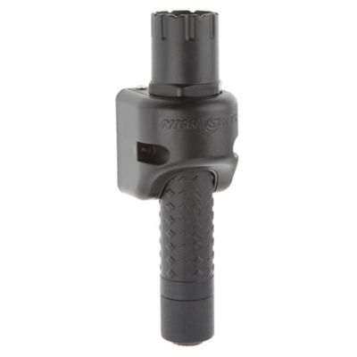 Bayco Tactical Cree LED Flashlight, w/ Rechargeable Li-Ion Battery Pack, Black, w/ Anti-Roll Head