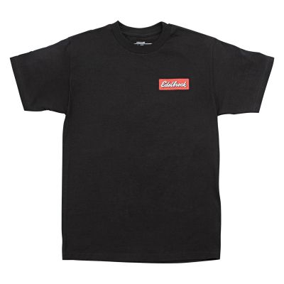Edelbrock Badge Black T-Shirt, Large
