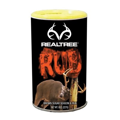 Realtree BBQ & Wild Game Rub 8oz Shaker Can
