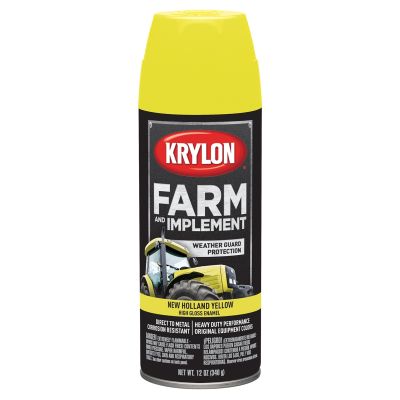 Krylon Farm/Implement; New Holland Yellow; 12 oz. Aerosol