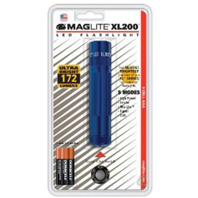 LED Flashlight, XL200, 3-Cell, Blue