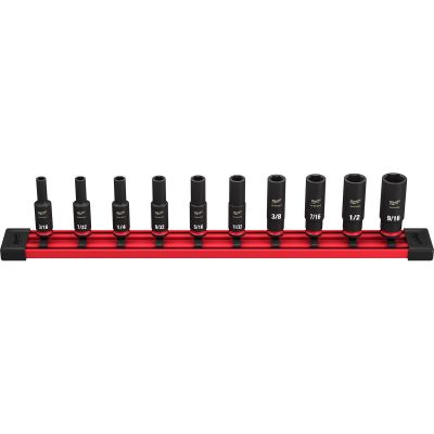 10PC SHOCKWAVE Impact Duty? SAE Deep 6 Point Socket Set