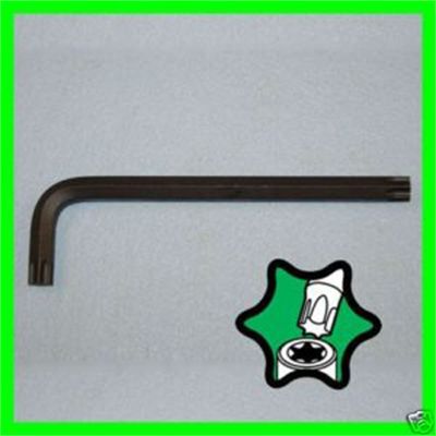 Torx Wrench, T45, Long Length, L Shape, 5.4" Long, with Hang Tab
