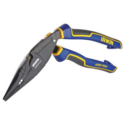 Vise-Grip 8 in. ErgoMulti Long Nose Pliers With Wire Stripper And Wire Crimper