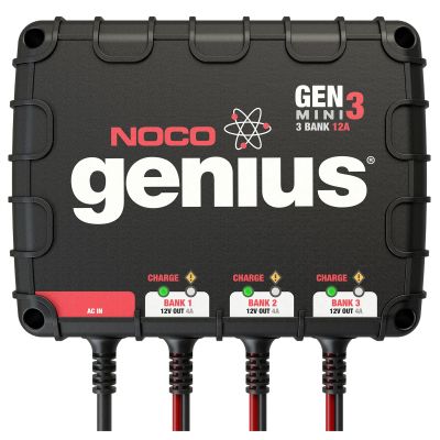 Noco 12A 3-Bank Onboard Battery Charger