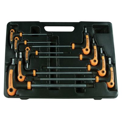 9-Piece T-4 Handle Tamper Star and Key Wrench Set