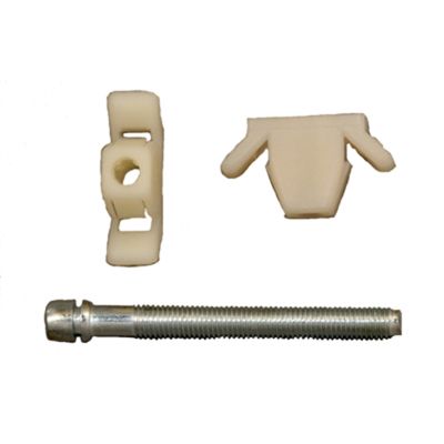 Headlight Adj. Screw Chry. 1978-1994, Size: 1/4-28", Head, Flange, Rod Length or Range:, Qty: 10