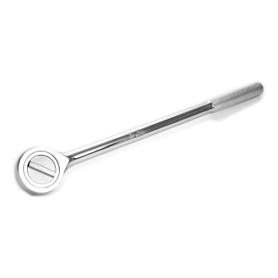 Chrome Ratchet, 3/4" Drive, Round Head, 19-11/16" Long