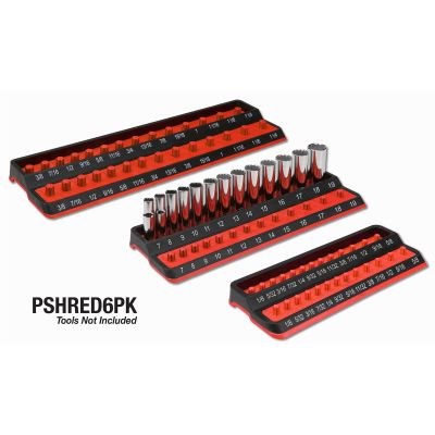 Red Peg Fractional and Metric Socket Holder Pack