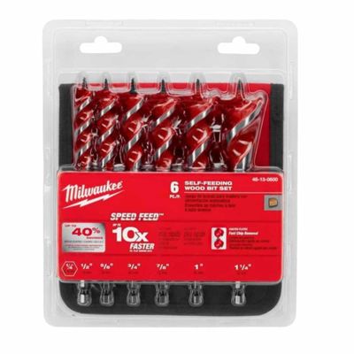 SPEED FEED? Wood Bit 6-1/2" Set - 6 PC