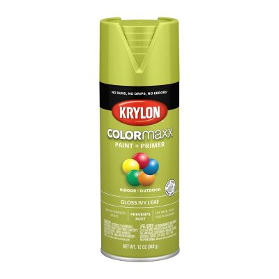 Krylon COLORmaxx Paint + Primer, Gloss Ivy Leaf