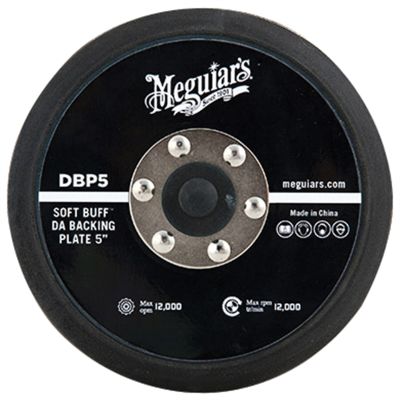 Meguiar's Soft Buff DA Polisher Backing Plate (5 in., 5/16 in.-24 Spindle)
