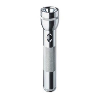 Maglite Flashlight, Silver, 2 Cell, D Battery, Blister Pack