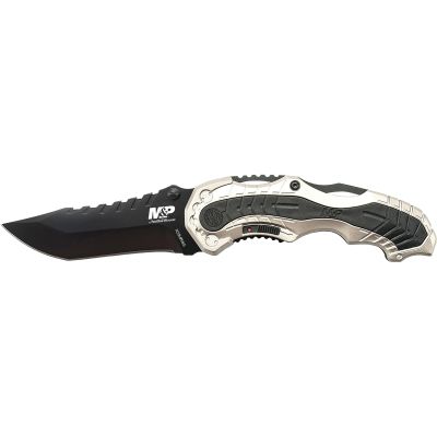 Smith & Wesson Military & Police M.A.G.I.C. Assisted Opening Liner Lock Folding Knife Clip Point Blade Aluminum Handle