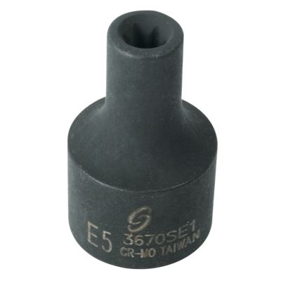3/8" Dr. External Star Impact Socket E5