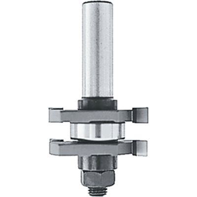 Makita Router Bit, 1/4" 2 Wing, 2 Cutter T&G, 1/2" SH, C.T.