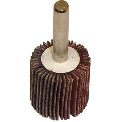 Flap Wheel 1" x 1" x 1/4" - 80 Grit, Abrasive Sandpaper