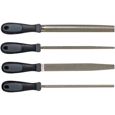 8 in. Diamond File Set of 4