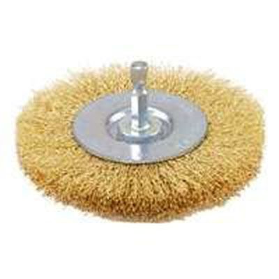 4" Crimped Wire Wheel w/ Shank