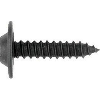 Phillips Flat Top Trim Screws, Size: 10 x 3/4", 1/2" OD Washer, Finish: Black, Qty: 100