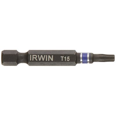 Irwin Tools Impact Performance Series TORX T15 Power Bit, 2"
