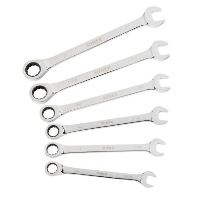 Sunex Tools 6-Piece Super Jumbo Ratcheting Wrench Set
