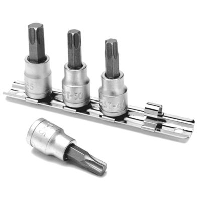 4pc 3/8 Dr Star Bit Sockets