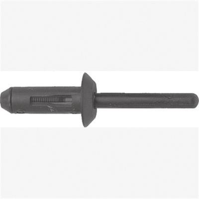 Blk Nyl Blind Rivets GM, Size: 1/4" (6.3mm), Size: 1/2", Length: 3/32"-3/16", Qty: 100, (2042167