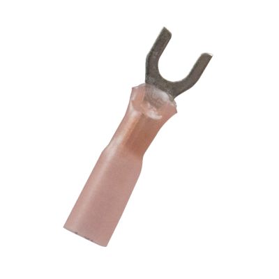 22-18 #6 Red CS Heat Shrink Spade - 10 Piece