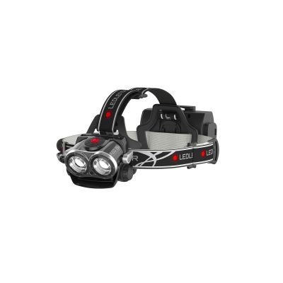 XEO19R-Black 2,000 Lumen Duel LEDs Powerful Headlamp w/ Beam Distance up-to 300 Meters, Softcase