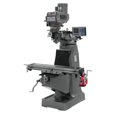 JET JTM-4VS Mill w/ ACU-RITE 200S DRO and x Powerfeed Installed